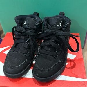 All Black toddler Jordan Sneakers